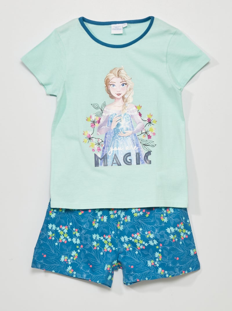 Pigiama corto 'Frozen' 'Disney' - 2 pezzi blu - Kiabi