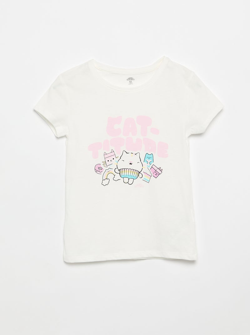 Pigiama corto \'Gabby e la casa magica\' - 2 pezzi Bianco - Kiabi