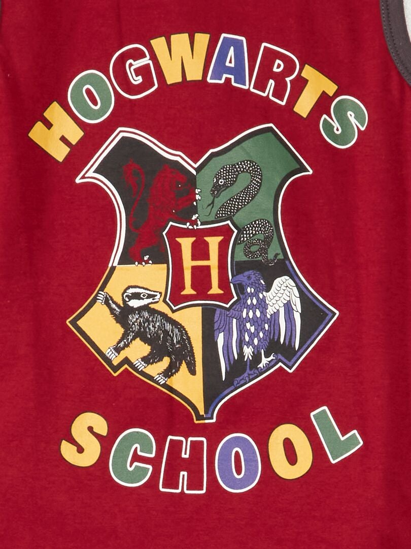 Pigiama corto 'Hogwarts' 'Harry Potter' - 2 pezzi - bordeaux - Kiabi -  14.00€