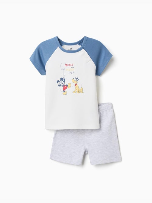 Pigiama corto in cotone con Mickey & Pluto - Kiabi Pigiama corto in cotone con Mickey & Pluto - Kiabi