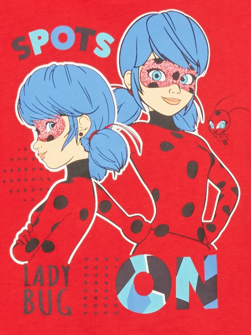 Pigiama corto 'Lady Bug' - 2 pezzi rosso/blu - Kiabi