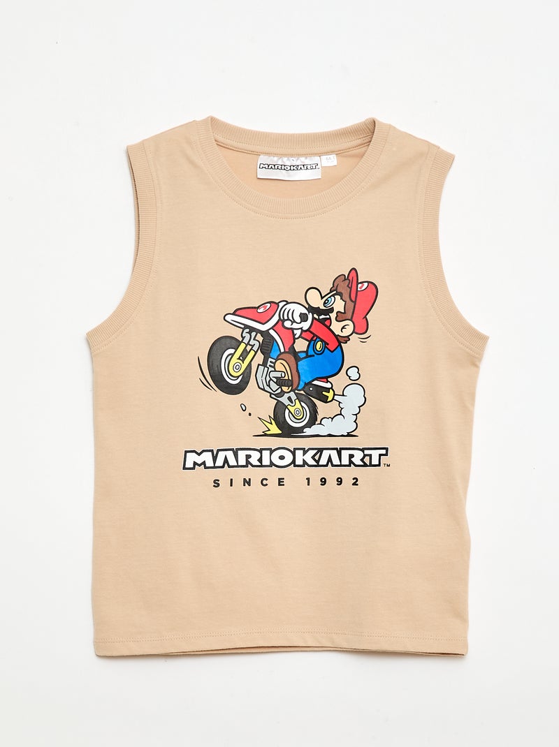 Pigiama corto 'Mario Kart' pantaloncini + t-shirt - 2 pezzi Beige - Kiabi