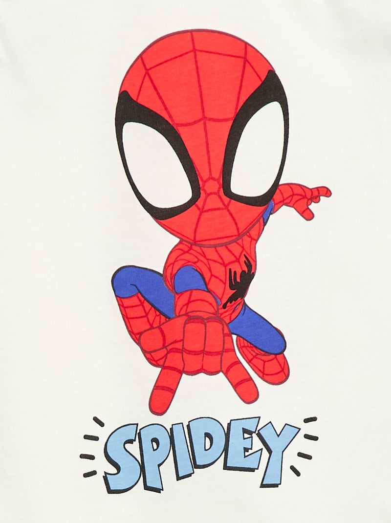 Pigiama corto 'Marvel' 'Spider-Man' - 2 pezzi Bianco - Kiabi