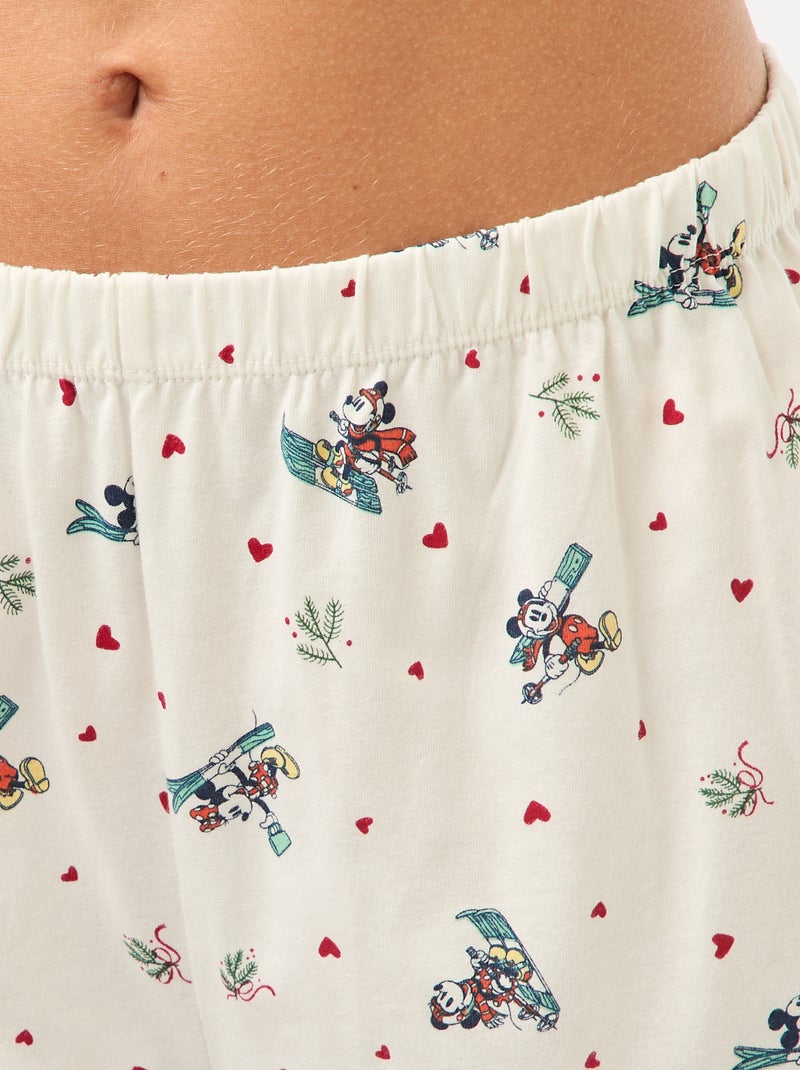 Pigiama corto 'Minnie' 'Disney' - 2 pezzi Bianco - Kiabi