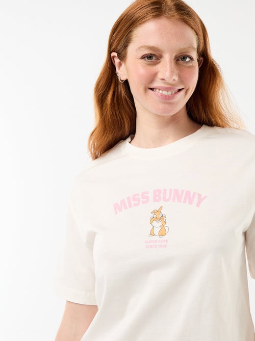 Pigiama corto 'Miss Bunny' - 2 pezzi - Kiabi