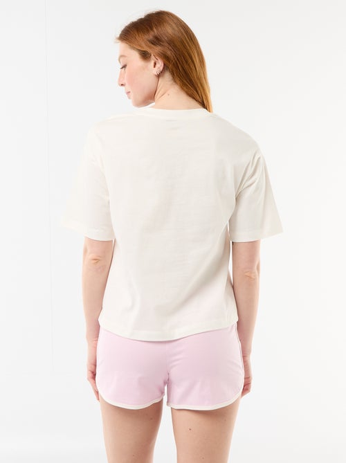 Pigiama corto 'Miss Bunny' - 2 pezzi - Kiabi