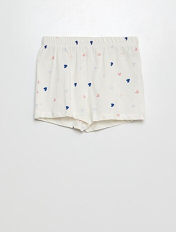 Pigiama corto shorts + t-shirt - 2 pezzi