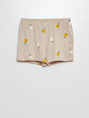 Pigiama corto shorts + t-shirt - 2 pezzi