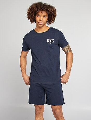 Pigiama corto shorts + t-shirt - 2 pezzi