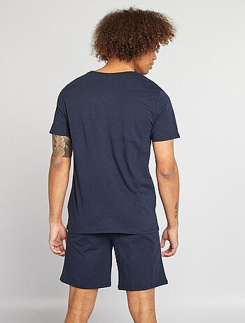 Pigiama corto shorts + t-shirt - 2 pezzi
