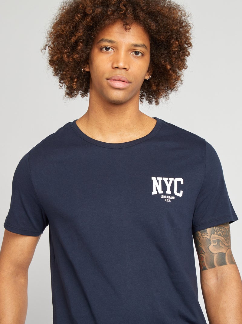 Pigiama corto shorts + t-shirt - 2 pezzi BLU - Kiabi
