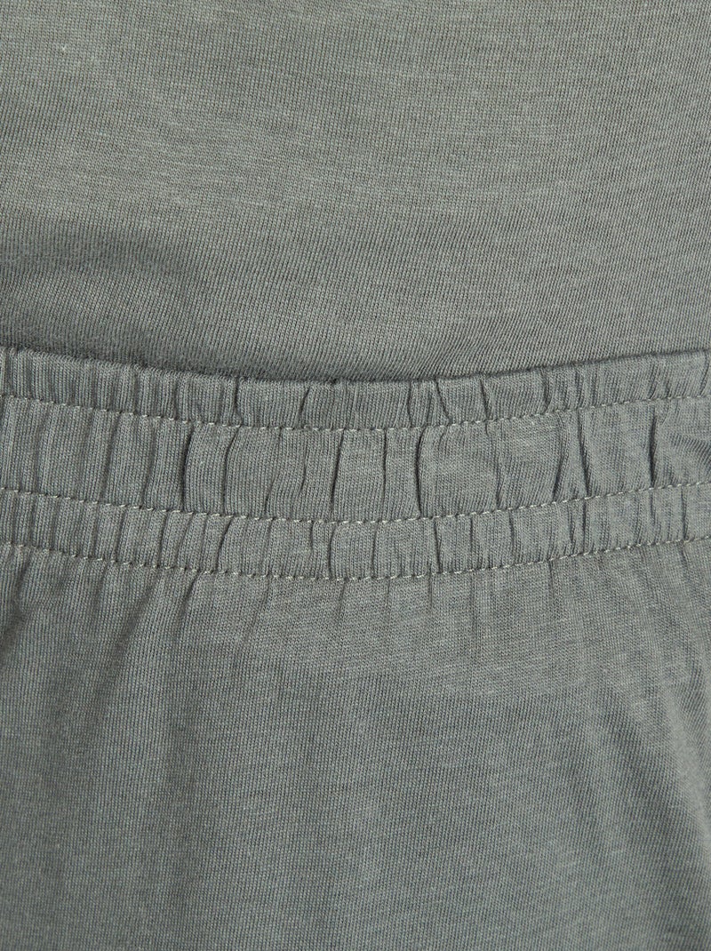 Pigiama corto shorts + t-shirt - 2 pezzi VERDE - Kiabi