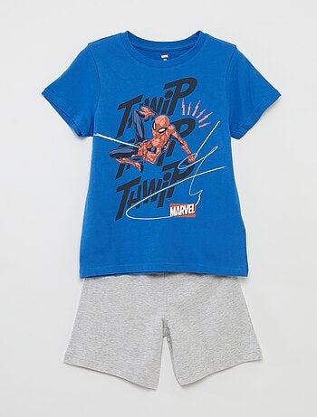 Pigiama corto 'Spider Man' 'Marvel' - 2 pezzi