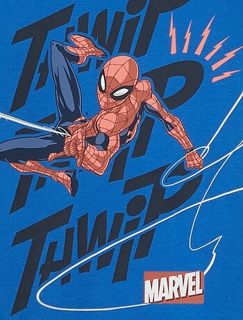 Pigiama corto 'Spider Man' 'Marvel' - 2 pezzi
