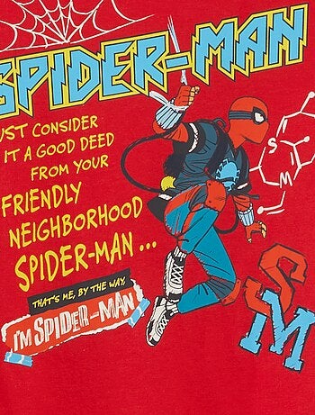 Pigiama corto 'Spider Man' 'Marvel' - 2 pezzi