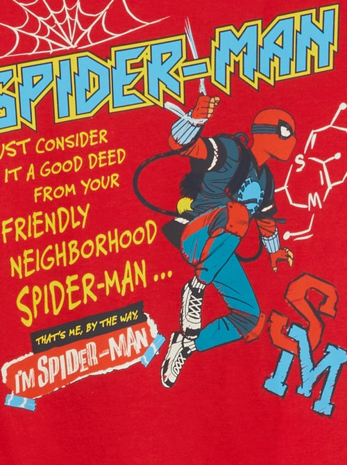 Pigiama corto 'Spider Man' 'Marvel' - 2 pezzi - Kiabi