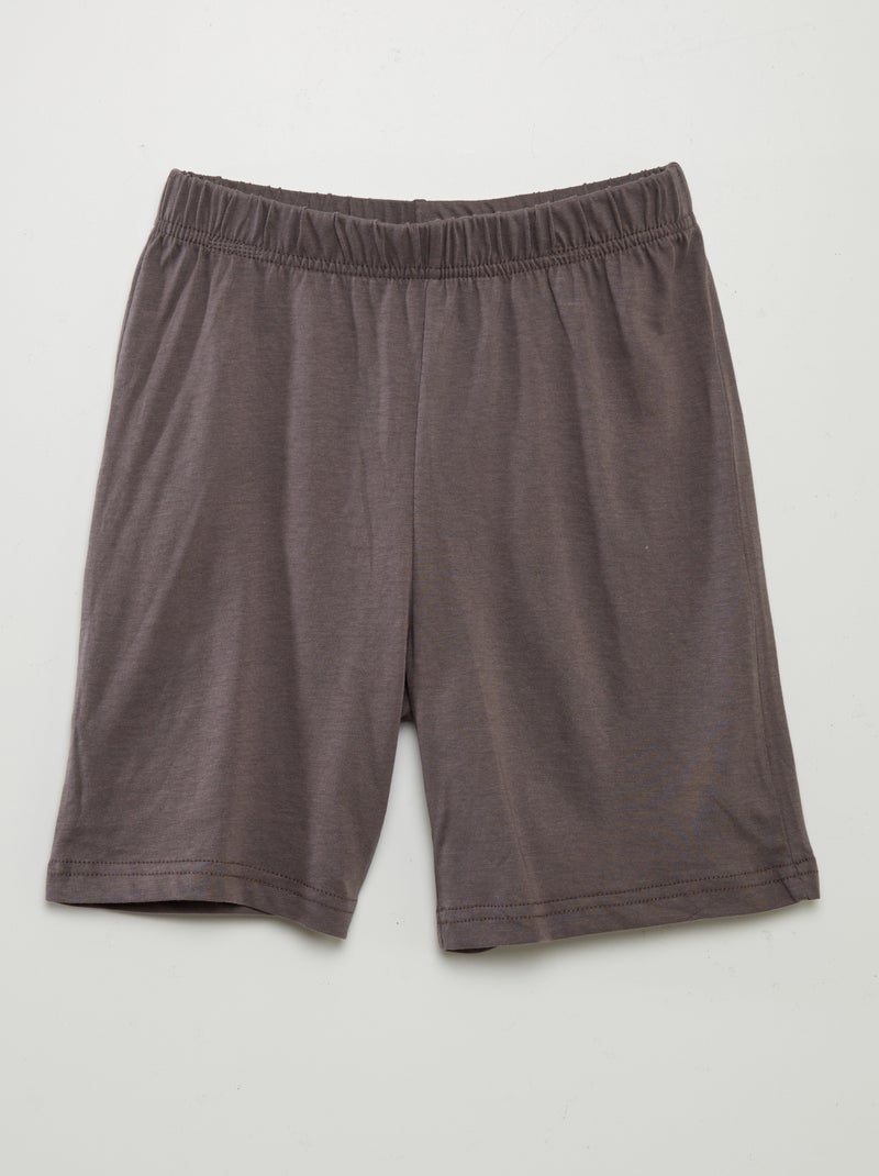 Pigiama corto stampato - 2 pezzi BIANCO - Kiabi