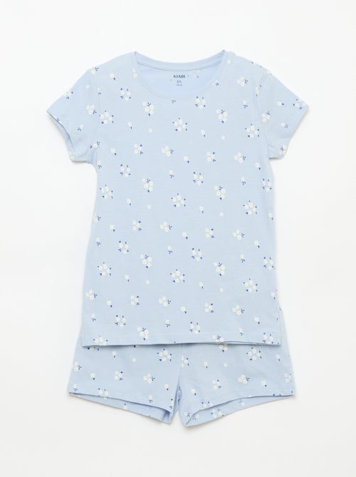 Pigiama corto stampato - 2 pezzi - Kiabi