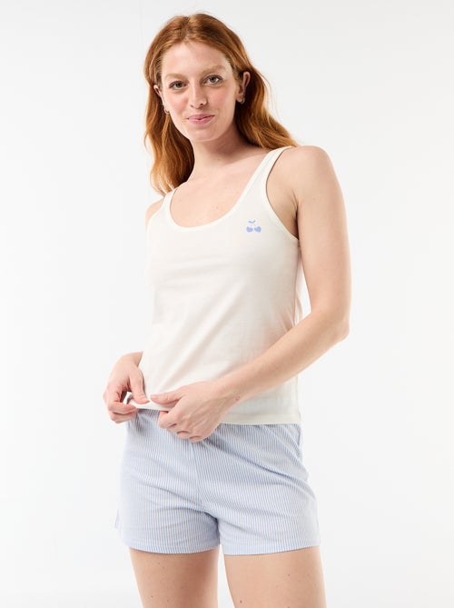 Pigiama corto stampato - 2 pezzi - Kiabi