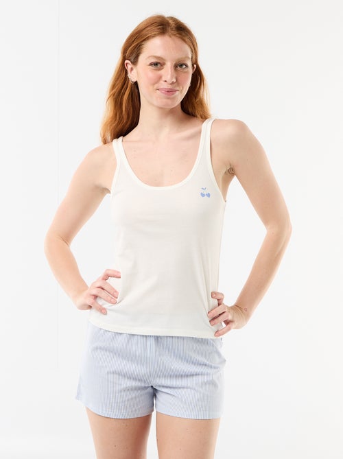 Pigiama corto stampato - 2 pezzi - Kiabi