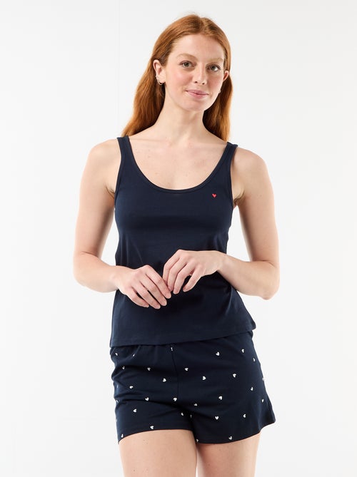 Pigiama corto stampato - 2 pezzi - Kiabi