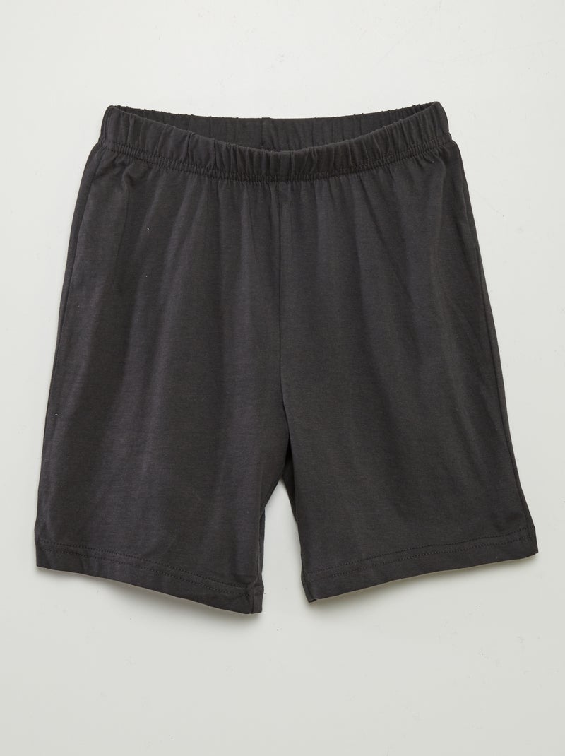 Pigiama corto stampato - 2 pezzi GRIGIO - Kiabi