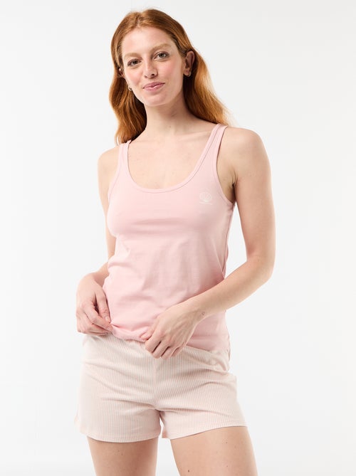 Pigiama corto stampato - 2 pezzi - Kiabi