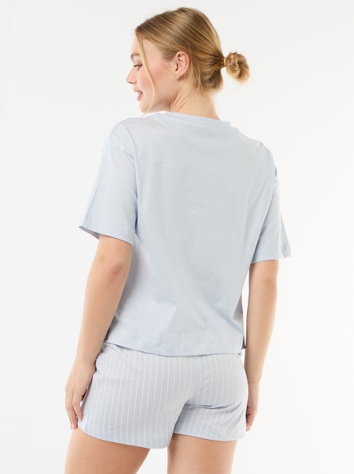 Pigiama corto stampato 'Stitch' - 2 pezzi - Kiabi