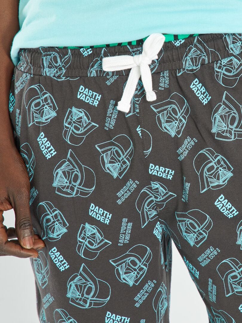 Pigiama corto 'Star Wars' in jersey - 2 pezzi NERO - Kiabi