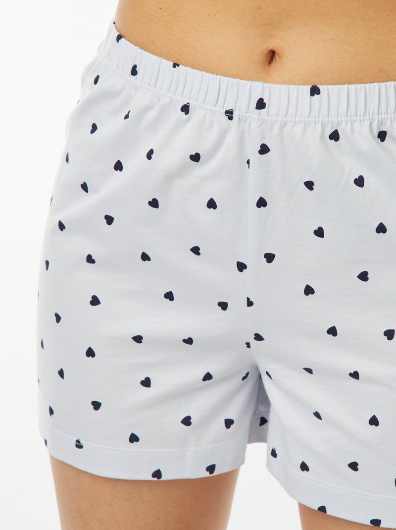 Pigiama corto Stitch - 2 pezzi Blu - Kiabi