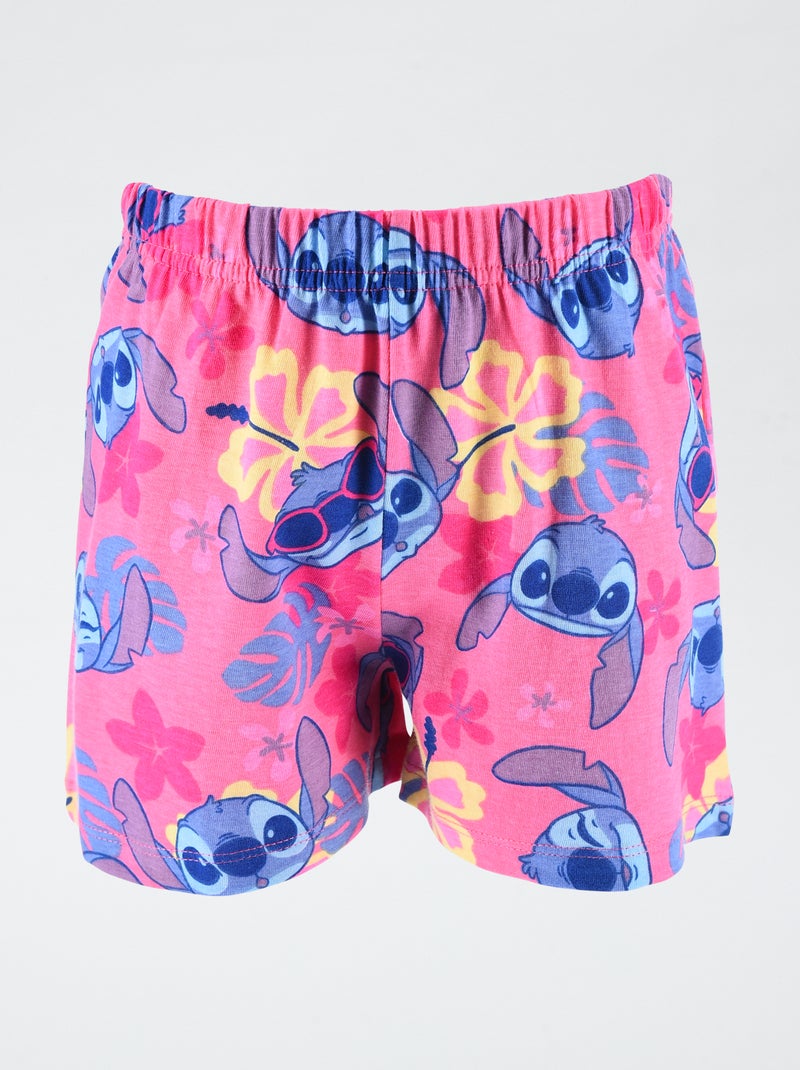Pigiama corto 'Stitch' ROSA - Kiabi