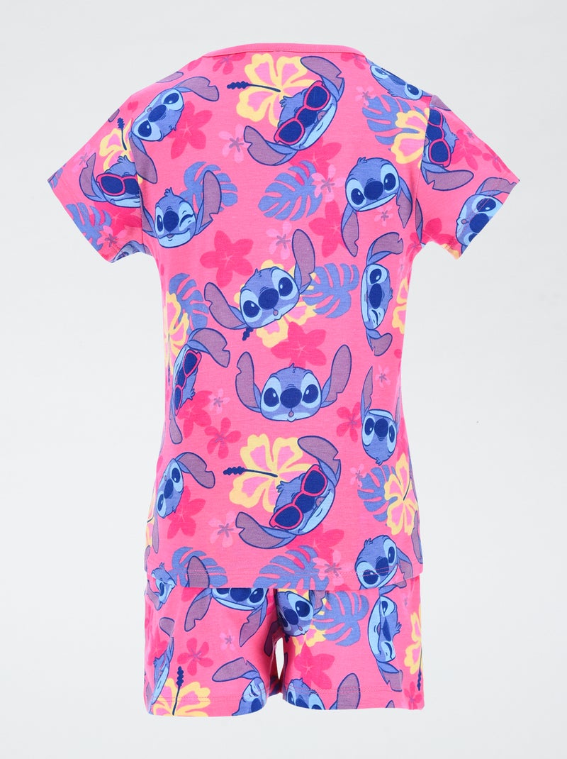 Pigiama corto 'Stitch' ROSA - Kiabi