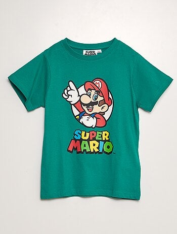 Pigiama Corto Super Mario Per Ragazzo - 100% Cotone Jersey - Taglie 7-15 Anni