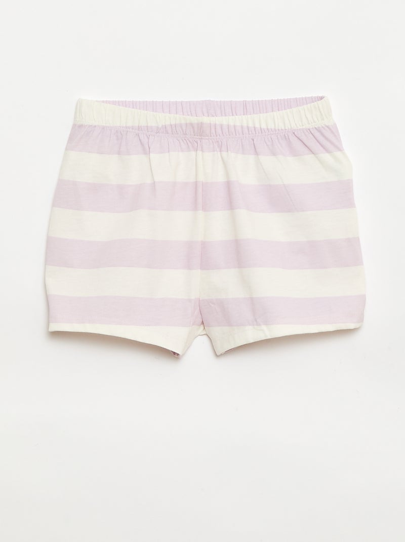 Pigiama corto + T-shirt 'Disney' Viola - Kiabi