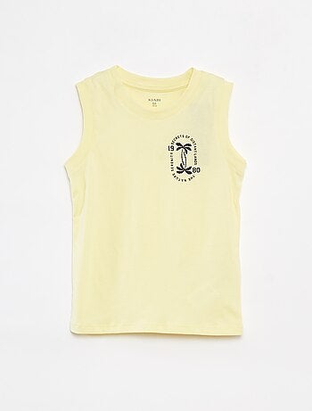 Pigiama corto t-shirt senza maniche + shorts - 2 pezzi