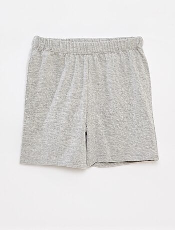 Pigiama corto t-shirt senza maniche + shorts - 2 pezzi