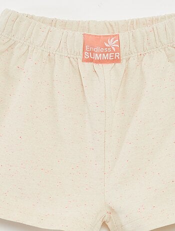 Pigiama corto t-shirt + shorts - 2 pezzi