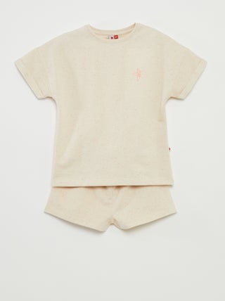 Pigiama corto t-shirt + shorts - 2 pezzi