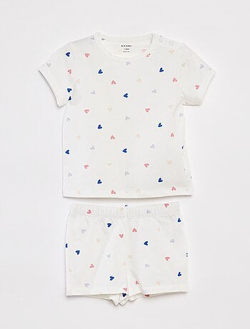 Pigiama corto t-shirt + shorts - 2 pezzi