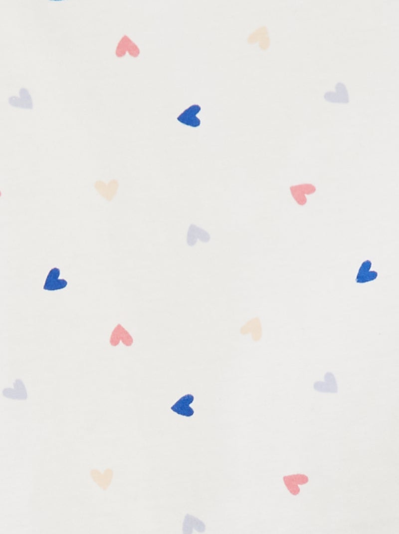 Pigiama corto t-shirt + shorts - 2 pezzi BIANCO - Kiabi