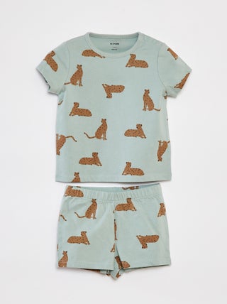 Pigiama corto t-shirt + shorts - 2 pezzi