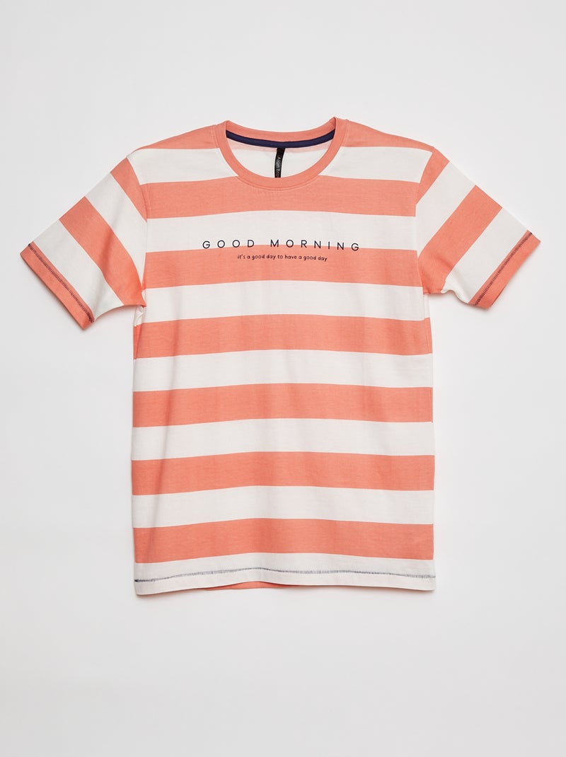 Pigiama corto t-shirt + shorts - 2 pezzi BLU - Kiabi