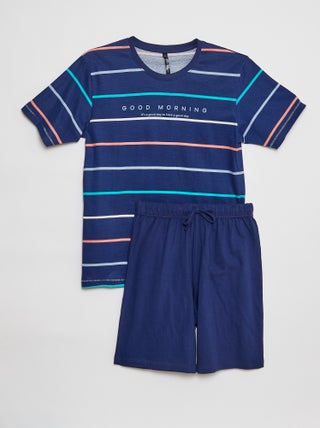 Pigiama corto t-shirt + shorts - 2 pezzi