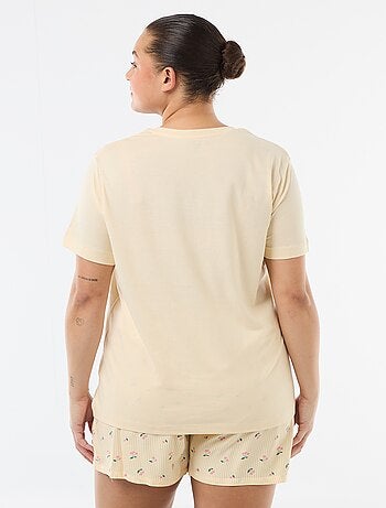 Pigiama corto t-shirt + shorts - 2 pezzi