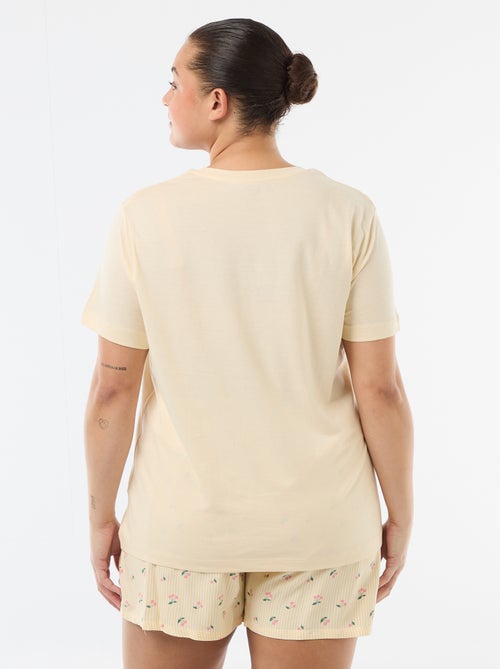 Pigiama corto t-shirt + shorts - 2 pezzi - Kiabi