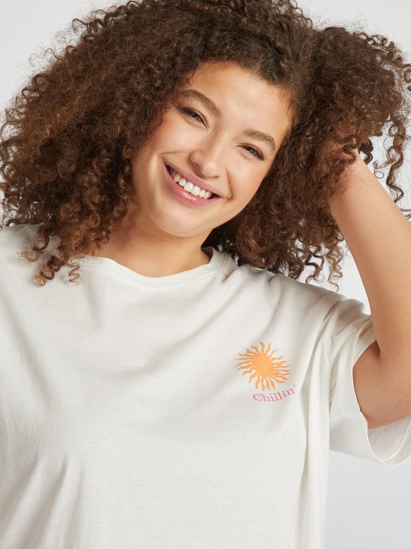 Pigiama corto t-shirt + shorts - 2 pezzi ROSA - Kiabi