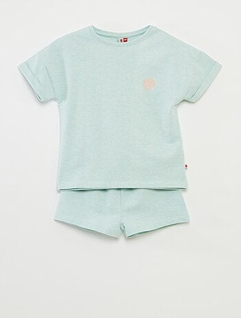 Pigiama corto t-shirt + shorts - 2 pezzi