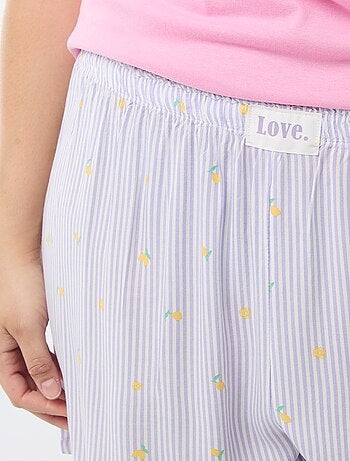 Pigiama corto t-shirt + shorts - 2 pezzi