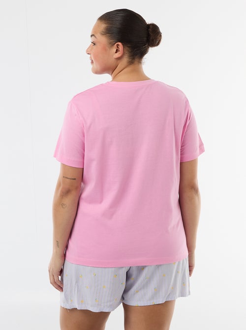 Pigiama corto t-shirt + shorts - 2 pezzi - Kiabi