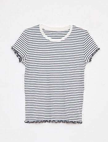 Pigiama corto t-shirt + shorts a coste - 2 pezzi